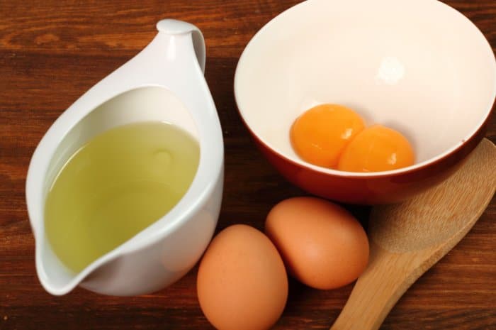 7 Eggs and Olive Oil Hair Mask shutterstock 162888443