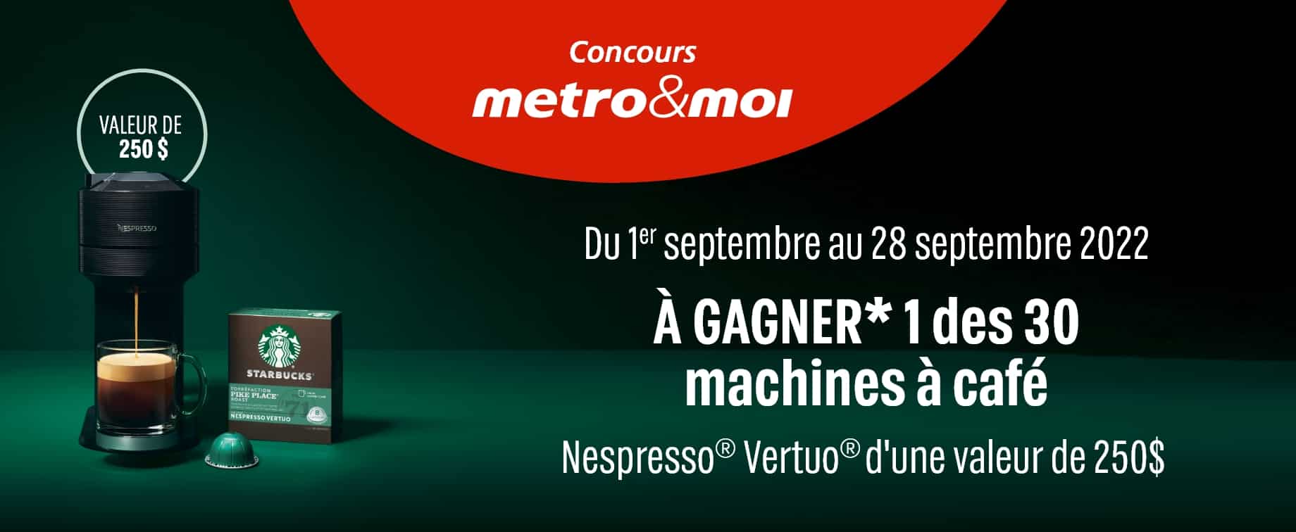 metro concours nespresso vertuo machine