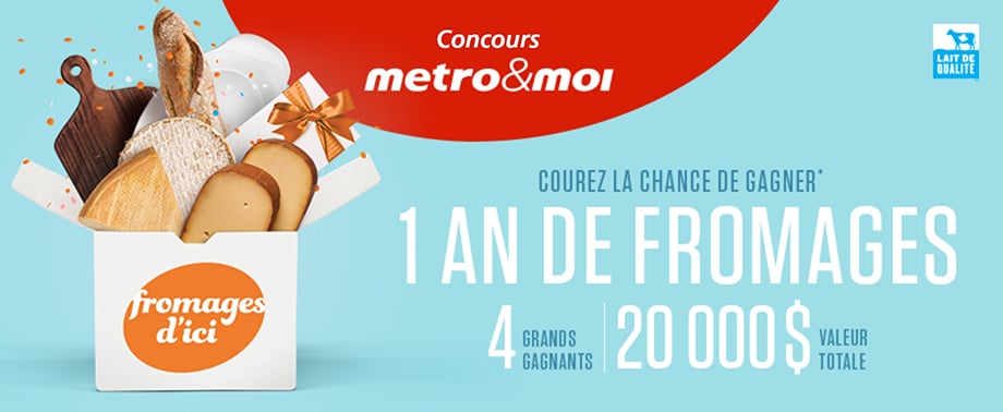 metro et moi concours fromages dici