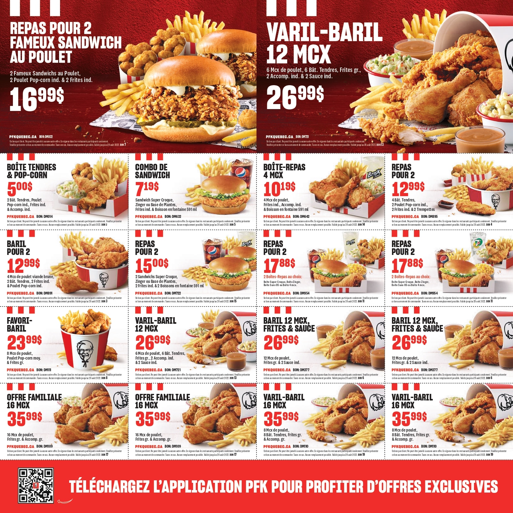PFK Quebec Gatineau Coupons page 0002