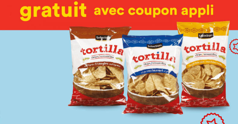 coupon super c gratuit selection tortilla