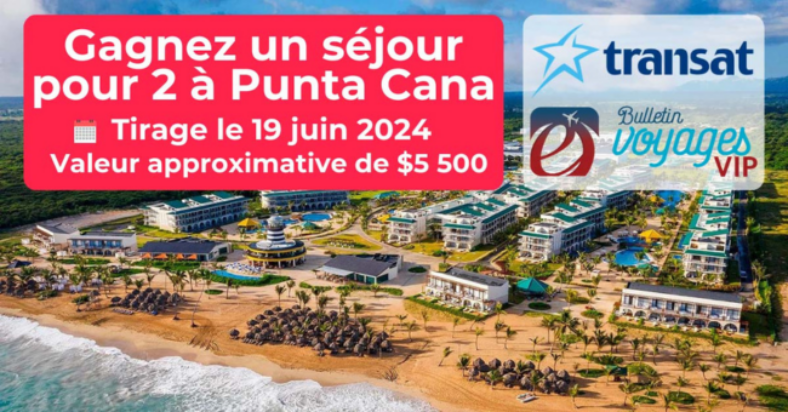 concours voyage punta cana
