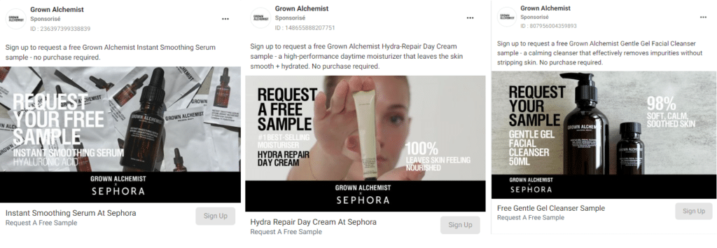 grown alchemist echantillons gratuits serum