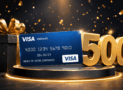 Gagnez 1 Prix de 500 $ en Carte Visa Prépayée